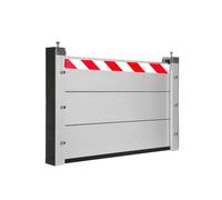 Barrera Contra Inundaciones Para Puertas 50-500cm Barrera Anti Inundaciones Para Garajes Barrera De Protección Contra Inundaciones Para Calles Deflector De Aluminio(380x120CM)