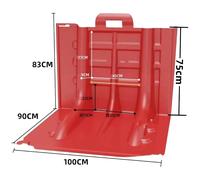 Barrera contra inundaciones plástico