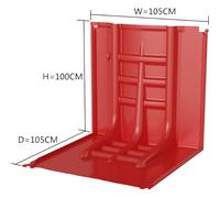 Barrera contra inundaciones plástico