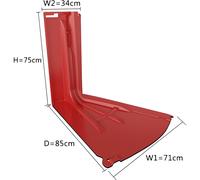Barrera contra inundaciones plástico