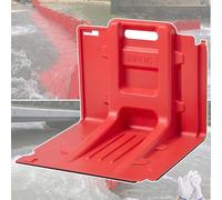 Barrera contra inundaciones Quick Dam, Paneles reutilizables en ABS en forma de L - Fáciles de instalar y transportar - Protección contra inundaciones para exteriores de viviendas(10-pcs)