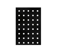 Barrera contra malas hierbas perforada, transpirable, agrícola, película de plástico, cobertura paisaje jardín, paño for Control, 1 paquete hojas(95X1000CM)