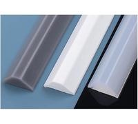 Barrera de Agua para Ducha，Barrera Agua Ducha Silicona, Mampara de ducha con sello para suelo de baño o habitación húmeda, barrera de tope para evitar inundaciones, barrera de tope para ducha, húmeda