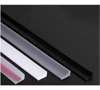 Barrera de Agua para Ducha，Barrera Agua Ducha Silicona, Tira de Sellado para mampara de Ducha, Tira de fijación Flexible de Silicona para Suelo de habitación húmeda para encimeras, Sistema de fijació