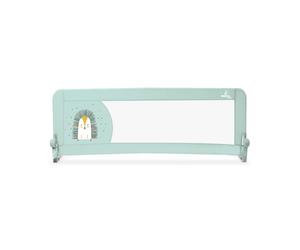 Barrera de Cama Niño 150 cm Abatible con Correas de Seguridad - Barandilla Cama Infantil Apta para Cama Nido, Instalación Fácil y Bolsa de Transporte - Asalvo 2 en 1 Erizo