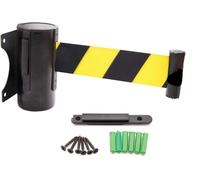 Barrera de cinta retráctil, Wall Mounted Barrier Rope Crowd Control Ribbon for Playground Park Hotel