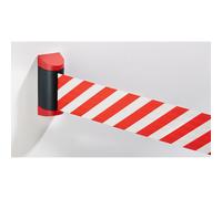 Barrera de cinta Tensator, cajetín de plástico rojo