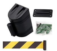 Barrera de cinturón retráctil para control de multitudes y gestión del tráfico, portátil, fácil instalación, para eventos, lugares públicos, longitud ajustable, solución de seguridad