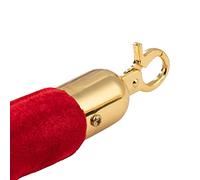 Barrera de control con cuerdas Cuerda de barrera for control de multitudes, multicolor, 0,6-3 m(Red,0.9M)