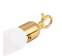 Barrera de control con cuerdas Cuerda de barrera for control de multitudes, multicolor, 0,6-3 m(White,2.7M)