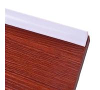 Barrera de ducha de silicona flexible de 250 cm, impermeable, sello de suelo para habitación húmeda, retención de encimera de cocina y bandeja de ducha, tapón de inundación para separación seca y