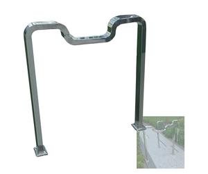 Barrera de estacionamiento de acero inoxidable para entrada, tapón de coche y divisor de pasillo peatonal