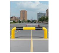 Barrera de estacionamiento en forma de U con tiras reflectantes para una mayor visibilidad y seguridad en calzadas, garajes y lotes comerciales