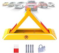 Barrera de estacionamiento Plegable, Bloqueador Manual extraíble para una gestión Segura del estacionamiento y protección del Espacio.