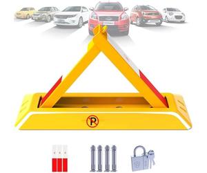 Barrera de estacionamiento Plegable, Bloqueador Manual extraíble para una gestión Segura del estacionamiento y protección del Espacio.