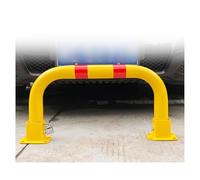 Barrera de estacionamiento reflectante en forma de U con poste - Protección contra colisiones para escuelas, parques infantiles y caminos - Mayor seguridad y visibilidad