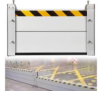 Barrera de inundación de aluminio reutilizable para protección temporal del agua, presa de inundación extraíble para sótanos y entradas, instalación rápida