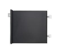 Barrera de malla deslizante protectora para puerta | Cerca de salto antiperforación para perros, escaleras, puertas, balcón, pasillos, garaje, interior, exterior