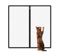 Barrera de malla inalámbrica para gatos | Protector de puerta de seguridad para niños, paso de puerta, pasillo, cocina, balcón, chimenea, piscina, sótano,