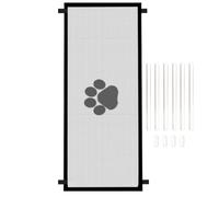 Barrera de Malla para Mascotas - retráctil para Perros, Malla Plegable | Panel de Tela Reforzada con Borde Seguro, para la separación de Puertas y el Control del Paso