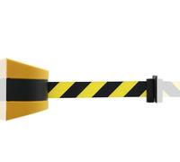 Barrera de Pared de Control de Multitudes, Retractable Queue Belt Barrier,Line Dividers for Crowds Retractable Safety Barrier,
