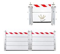 Barrera De Protección Contra Inundaciones Aluminio 428x40cm