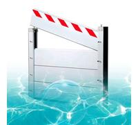 Barrera de protección contra inundaciones, Barrera Exterior de protección contra inundaciones de 103 cm - compuerta divisoria Temporal para retención de Agua, Defensa Exterior Duradera contr