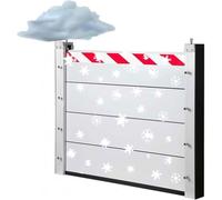 Barrera de protección contra inundaciones, Barrera Exterior de protección contra inundaciones de 131-140 cm | Puerta divisoria Temporal para Uso Interior y Exterior | Solución de Defensa con
