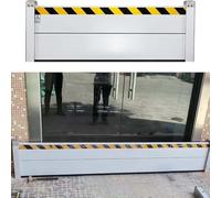 Barrera De ProteccióN contra Inundaciones Multiusos Barrera MóVil De ProteccióN contra Inundaciones Barrera De AleacióN De Aluminio De Defensa contra Inundaciones En Puertas,Plata,160 * 80cm