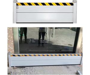 Barrera De ProteccióN contra Inundaciones Multiusos Barrera MóVil De ProteccióN contra Inundaciones Barrera De AleacióN De Aluminio De Defensa contra Inundaciones En Puertas,Plata,160 * 60cm