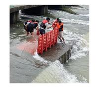 Barrera de protección contra inundaciones, paneles portátiles de mitigación de inundaciones ABS para estaciones de metro, centros comerciales, garajes