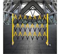 Barrera de Seguridad, Barrera de tráfico retráctil, Barrera de Seguridad Exterior, Control de multitudes Flexible, Barrera metálica roja expandible de 1,2 m x 7 m para gestión de Eventos y s