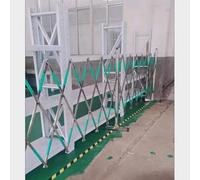 Barrera de Seguridad, Barrera metálica expandible - Valla de tráfico retráctil para Exteriores, Barrera Flexible para Control de multitudes, Puerta de Seguridad móvil para Eventos y Construc