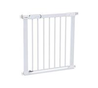 Safety 1st Easy Close Metal, Barrera Seguridad Niños Escalera Presión, 73-80cm (máx. 108cm), Valla Seguridad Infantil Fácil Cierre, Abre 1 Mano, Sin Tornillos (Sin Taladros), Doble Bloqueo, Blanca