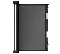 Barrera de seguridad extensible 13-140 cm, altura 85 cm, color: negro, n.º de modelo 19380.