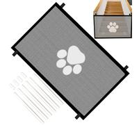 Barrera de seguridad interior - Gran recinto retráctil, separador de red plegable para mascotas, material de tela ligera de 180 cm | Escudo de escalera que ahorra espacio para propiedad