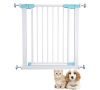 Barrera de Seguridad para Bebés, 76-229 Cm, para Escaleras, con Montaje a Presión y Bloqueo, Apertura de 180° en Ambos Lados, Ideal para Cocina, Dormitorio, Pasillo y Entrada(202-209CM)