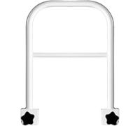 Barrera de seguridad para cama, barreras de cama para adultos mayores, protección ajustable de metal para adultos, rieles de seguridad con clip sin perforación para estudiantes, mujeres embarazadas