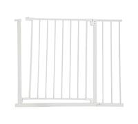 Barrera de Seguridad para escaleras Relaxdays, 95-100 cm, sin taladrar, bebés y niños, Blanca