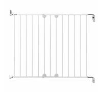Barrera de seguridad Safety 1st WallFix Extending Metal 62-102cm Blanca - Fijación Pared, Apertura con una Mano