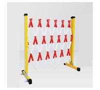 Barrera de Seguridad, Valla de Seguridad Vial retráctil, barandilla portátil y móvil para Uso Interior/Exterior, Ideal para almacenes, Obras de construcción y aparcamientos (100 cm/3,2 pies)