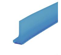 Barrera de silicona para suelo de habitación húmeda, tira de barrera de agua de retención de baño, separación seca y húmeda, tira de sellado de silicona autoadhesiva (azul 200 cm)