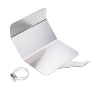 Barrera de soldadura industrial, acero inoxidable, abrazadera de fácil instalación, ajustable al aire libre, placa de abrazadera ajustable para taller, placa de contención de metal