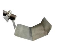 Barrera de soldadura portátil con abrazadera segura de acero inoxidable, protector de calor para uso industrial, placa de contención de metal