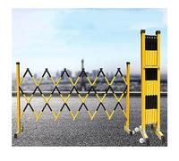 Barrera de tráfico retráctil - Valla de Seguridad para Obras de construcción, entradas de vehículos, garajes, Control de tráfico Temporal, Duradera y Resistente a la Inte