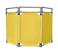 Barrera expandible de Seguridad Industrial con Tubo de PVC Resistente, Postes de Barricada de tráfico Plegables, Valla de Mantenimiento de elevación, fácil de Mover (Color: 3