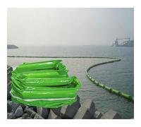 Barrera Flotante de Alta Resistencia para la Respuesta de Emergencia ante Derrames, Barrera de Contención de PVC para Ríos con Intercepción Rápida(L33ft/10m,H32in/80cm)
