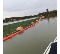 Barrera flotante de hidrocarburos de alta resistencia, barrera de contención de derrames de petróleo marinos, barrera de agua flotante de PVC para manchas de petróleo, algas y residuos superficiales