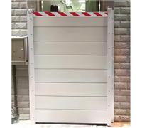 Barrera Móvil Contra Inundaciones De Agua 210 220 230 240 250cm Barrera De Protección Contra Inundaciones Para Puertas Burlete Puerta Garaje Barrera Anti Inundaciones(H160cm,L230cm)