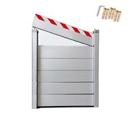 Barrera Móvil Contra Inundaciones De Agua 210 220 230 240 250cm Barrera De Protección Contra Inundaciones Para Puertas Burlete Puerta Garaje Barrera Anti Inundaciones(H120cm,L240m)